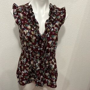 Romy Floral Shirt Sz M